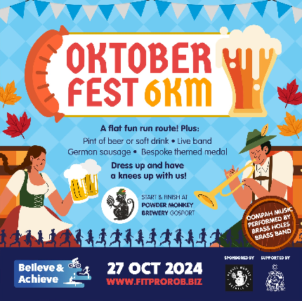 Oktoberfest 6km - Oktoberfest 6km - Individual Under 18yrs Entry