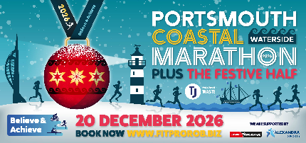 Portsmouth Marathon Events 2026 - TJ Waste Portsmouth Coastal Waterside Marathon 2026 -  Portsmouth Marathon Entry 2026