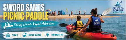 Summer Picnic Paddles 2026 - 25th July Sword Sands Picnic Paddle - Double Kayak Picnic Paddle